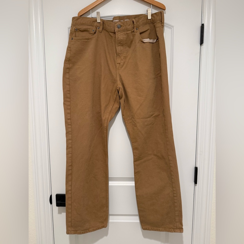 Old Navy Men's Brown Straight Jeans Size 42x34